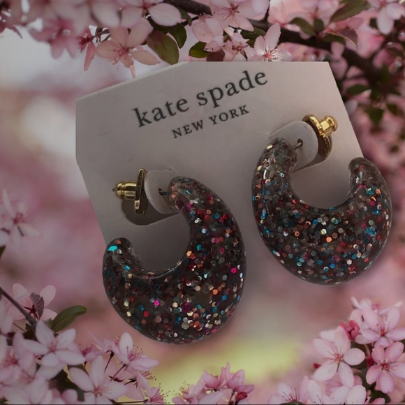 (REDUCED) NWOT—NEW LISTING—KATE SPADE GLITTER ER HUGGIES - Picture 3 of 5